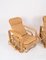 Adjustable Lounge Chairs in Wicker and Rattan, Italy, 1970s, Set of 2 14