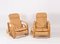 Adjustable Lounge Chairs in Wicker and Rattan, Italy, 1970s, Set of 2 7