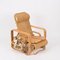 Verstellbare Sessel aus Korbgeflecht & Rattan, Italien, 1970er, 2er Set 3