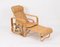 Adjustable Lounge Chair in Woven Wicker and Rattan, Italy, 1970s, Image 6