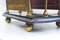 Victorian Magazine Rack with Ebonised Base and Brass Foliate Detail 9