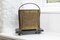 Victorian Magazine Rack with Ebonised Base and Brass Foliate Detail 3
