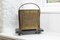 Victorian Magazine Rack with Ebonised Base and Brass Foliate Detail, Image 3