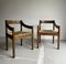 Brown Carimate Chair by Vico Magistretti 2