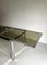 Extendable Chrome and Green Glass Arredo Dining Table by Palermo De Milano 9