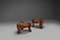 Brutalist Wooden End Tables, Brazil, 1960s, Set of 2, Image 3