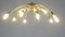 Mid-Century Sputnik Ceiling Light, 1950s 2