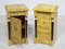 Commodes de Chevet Art Déco en Noyer Blond Pharo Legs, Set de 2 2