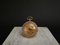 Orologio da taschino a forma di galletto con cassa in pelle e perle, XIX secolo in oro e smalto, Immagine 1