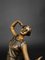 Bailarina Art Déco de bronce pátina doble con base de ónice, años 30, Imagen 7