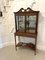 Antique Victorian Mahogany Inlaid Display Cabinet, 1880s 4