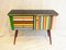 Small Vintage Multicolored Commode, Image 6