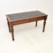 Antique Victorian Oak Leather Top Writing Table / Desk, 1890s 2