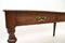 Antique Victorian Oak Leather Top Writing Table / Desk, 1890s, Image 9