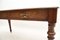 Antique Victorian Oak Leather Top Writing Table / Desk, 1890s, Image 10