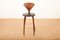 Bar Stool in Black Leather & Chrome by Norman Cherner, 1958, Image 2