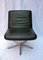 Black Leather Swivel Chair, Image 6