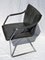 Steel and Leather Cantilever Chair 4