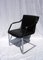 Steel and Leather Cantilever Chair 1