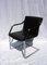 Steel and Leather Cantilever Chair, Image 1