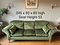 Vintage Chesterfield Settee, 2000s 15