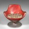 Vintage Swivel Tub Chair in Italian Leather, 1970s, Image 2