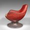 Vintage Swivel Tub Chair in Italian Leather, 1970s 4