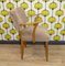 Vintage Upholstered Wood Armchair, 1960s 3