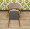 Vintage Upholstered Wood Armchair, 1960s 4