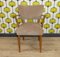 Vintage Upholstered Wood Armchair, 1960s 8