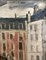Herbert Theurillat, Carrefour de Rive un jour de pluie, Genève, 1920, óleo sobre lienzo, enmarcado, Imagen 8