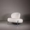 Lounge Chair in White Boucle 13