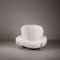 Lounge Chair in White Boucle, Image 11