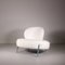 Lounge Chair in White Boucle 14