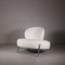 Lounge Chair in White Boucle 10