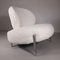 Lounge Chair in White Boucle 1