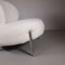 Lounge Chair in White Boucle 6