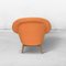 Bucket Seats in Orange, 1960s, Set of 2 8