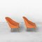 Set of Bucket Seats in Orange, 1960s 5