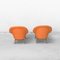 Bucket Seats in Orange, 1960s, Set of 2 3