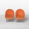 Bucket Seats in Orange, 1960s, Set of 2 2