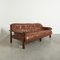 Leather Sofa in the style of Percival Lafer, 1960s 2