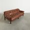 Leather Sofa in the style of Percival Lafer, 1960s 9
