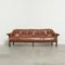 Leather Sofa in the style of Percival Lafer, 1960s 1