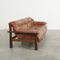 Leather Sofa in the style of Percival Lafer, 1960s 15