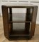 Art Deco Oak 2-Tier Side Table with Bookshelves, 1930s 4