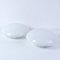 White Murano Glass Ceiling Lights, Italy, 1970s, Set of 2 2