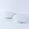 White Murano Glass Ceiling Lights, Italy, 1970s, Set of 2, Image 2