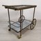 Golden Brass Serving Cart, 1950s 6