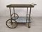 Golden Brass Serving Cart, 1950s, Image 7